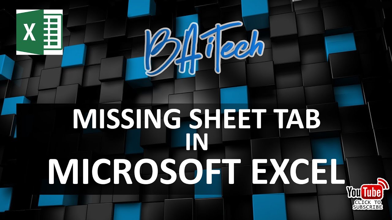 sheets missing in excel for mac